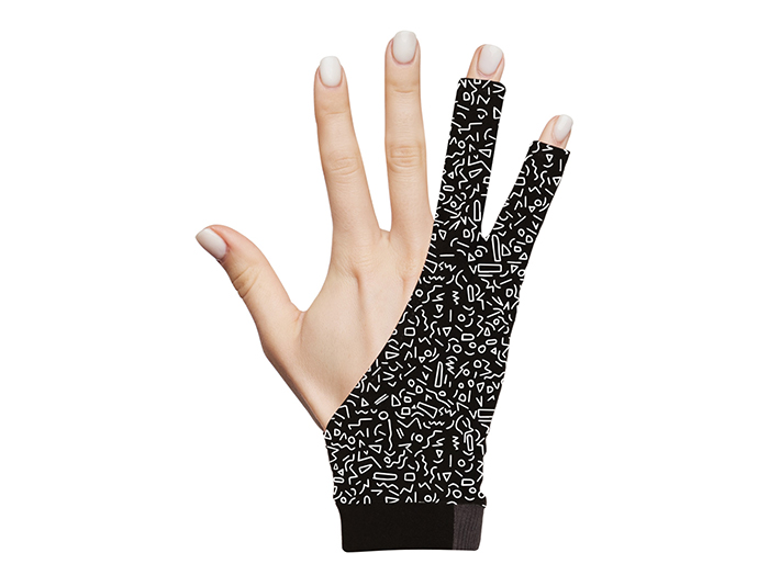 دستکش دوانگشتی طرح دار مدل Geometric